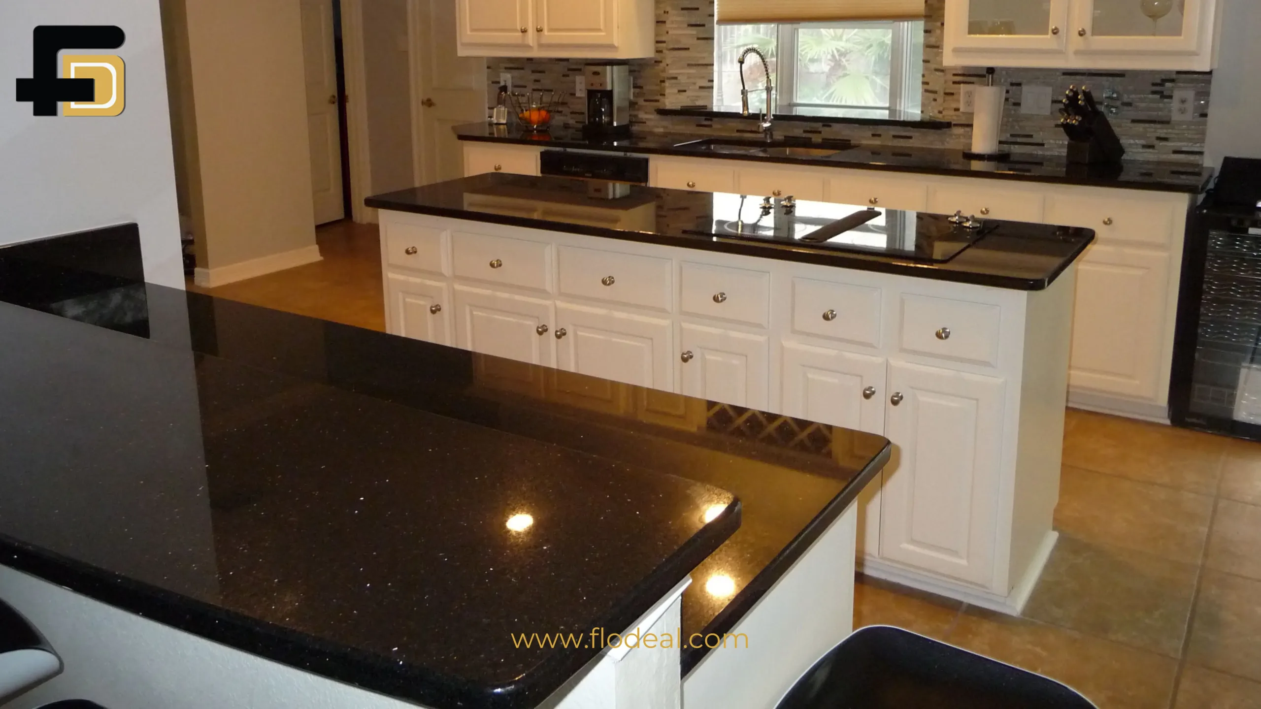 black galaxy granite kitchen scaled